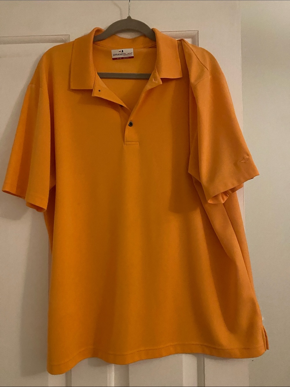 Grand Slam Bright Orange Short-Sleeve Polo